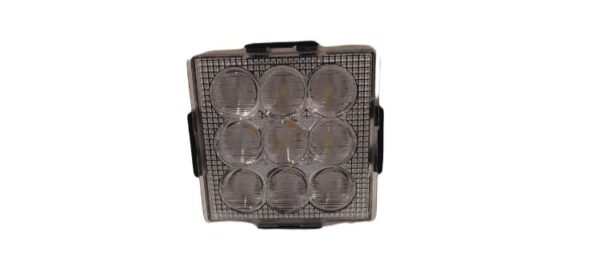 SQUARE LED REVERSE LAMP 9 LED - CLEAR